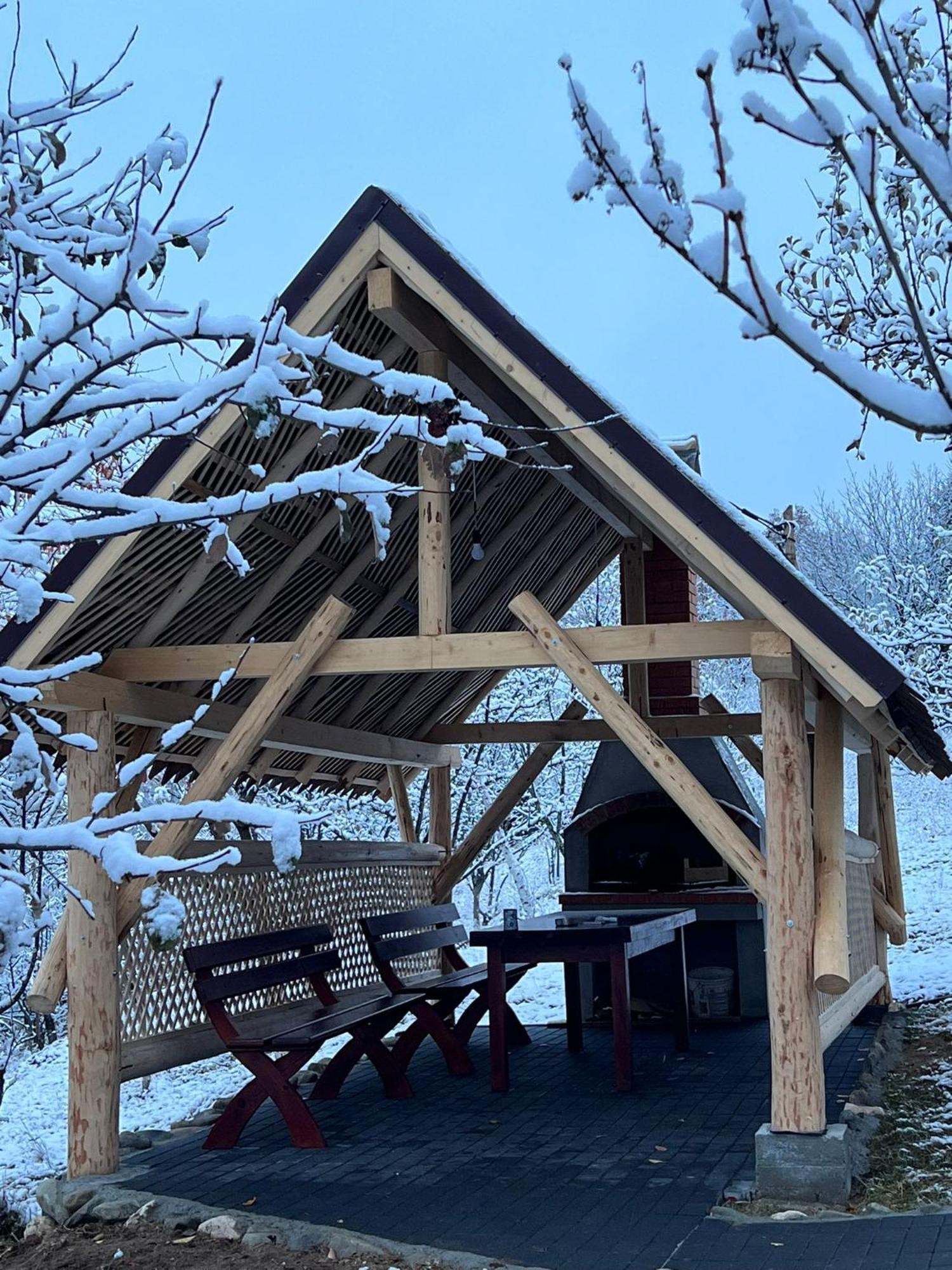 Casa Cristalul Muntilor Hotel Almafatelep Kültér fotó